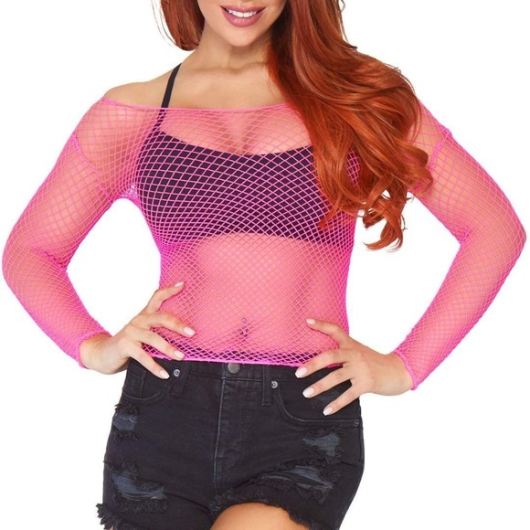 Other - Fishnet Long Sleeve Shirt